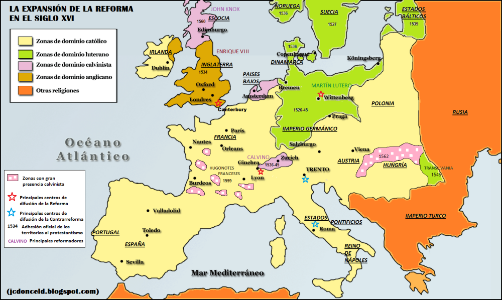Expansión Reforma Protestante